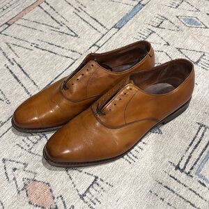 Allen Edmonds  Carlyle Plain-toe Oxford Dress Shoe size 10 3E walnut brown